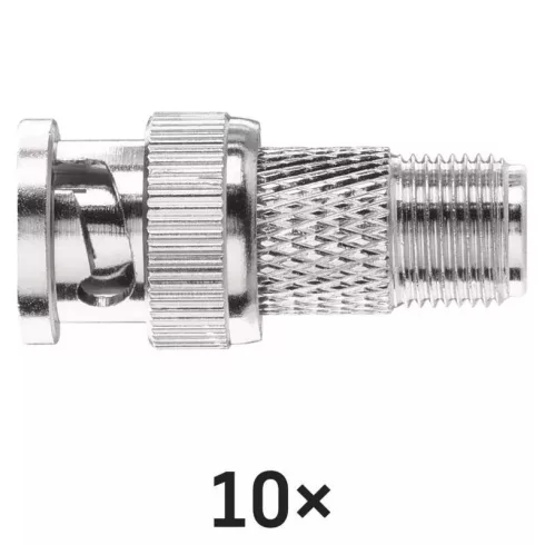 F-BNC átalakító/adapter 10db                                                                          R5553