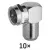 F átalakító/adapter 10db                                                                              R5639