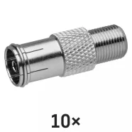   F dugó-IEC dugó átalakító 10db                                                                        R5852