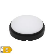   LED-es fali/mennyezeti kör alakú lámpa, fekete, 2000lm, 4000K, HSO                                    RCC18LED/BK