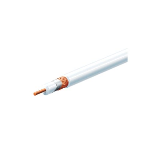 Koax kábel 75 Ohm fehér, HSO                                                                          RG6-32/WH