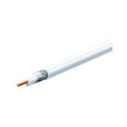   RG6 75 Ohm koax vezeték, RG6WH, fehér, HSO                                                            RG6U/WH