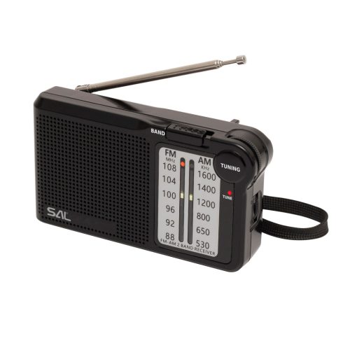 Zsebrádió, 2 sávos, AM-FM, TUNING LED, hangolásjelző, fülhallgató csatlakozó, HSO                     RPC5