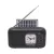 Napelemes hibrid rádió, multimédia lejátszó, 3 sávos, BT/USB/SD/CLOCK/LAMP, cserélhető akku, HSO      RPH3