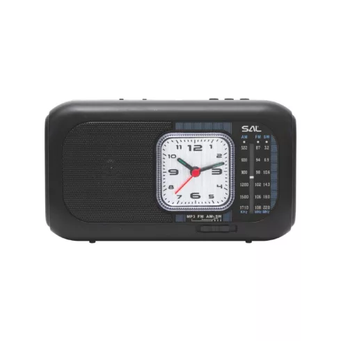 Napelemes hibrid rádió, multimédia lejátszó, 3 sávos, BT/USB/SD/CLOCK/LAMP, cserélhető akku, HSO      RPH3