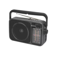   Táskarádió, multimédia lejátszó, 3 sávos, BT/USB/microSD, cserélhető akku vagy elem, HSO              RPR10