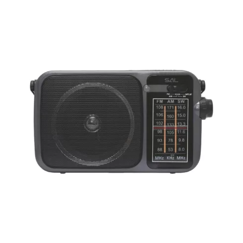 Táskarádió, multimédia lejátszó, 3 sávos, BT/USB/microSD, cserélhető akku vagy elem, HSO              RPR10