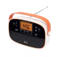   Táskarádió, LCD, AM-FM automatikus hangolás, órakijelzés, ébresztőórás, HSO                           RPR4LCD