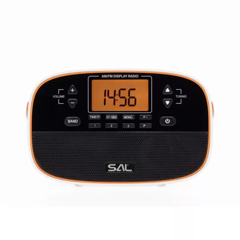 Táskarádió, LCD, AM-FM automatikus hangolás, órakijelzés, ébresztőórás, HSO                           RPR4LCD