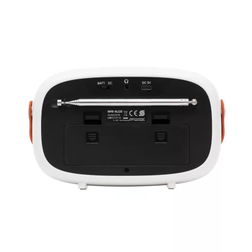 Táskarádió, LCD, AM-FM automatikus hangolás, órakijelzés, ébresztőórás, HSO                           RPR4LCD