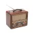 Retro táskarádió, multimédia lejátszó, 3 sávos, MP3-BT/microSD, cserélhető akku, HSO                  RRT22