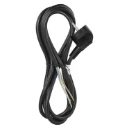   Hálózati vezeték 3x1,0mm fekete 2m                                                                    S18312