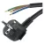 Hálózati vezeték 3x1,5mm 3m VT3153BK                                                                  S18323