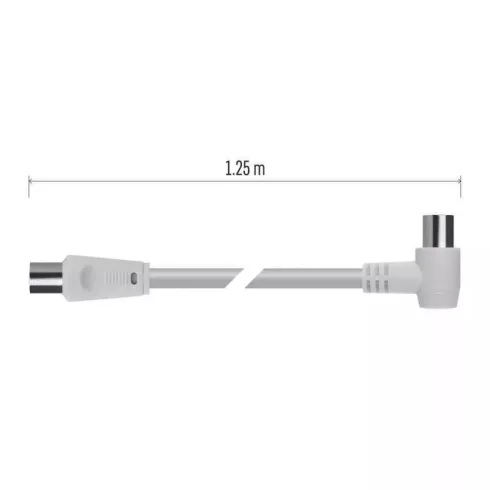 Antenna koax kábel 90° 1,25m                                                                          S30110
