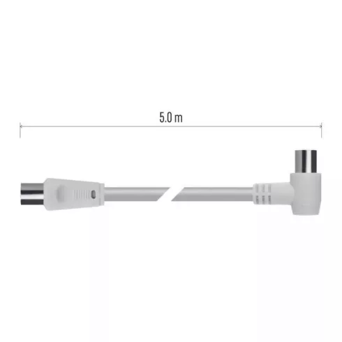 Antenna koax kábel 90° 5m                                                                             S30510
