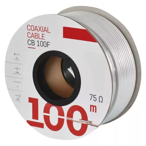 Koax kábel 100m 75Ohm CB100F                                                                          S5141