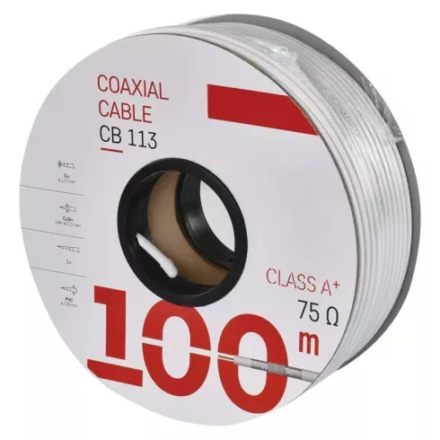 Koax kábel 100m 75Ohm CB113                                                                           S5261