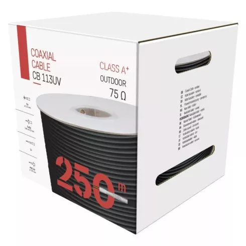 Koax kábel 250m 75Ohm CB113UV                                                                         S5266