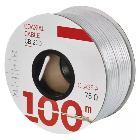 Koax kábel 100m 75Ohm CB21D                                                                           S5271