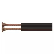   Hangfal kábel 2x0,75 fekete/piros eco                                                                 S8273