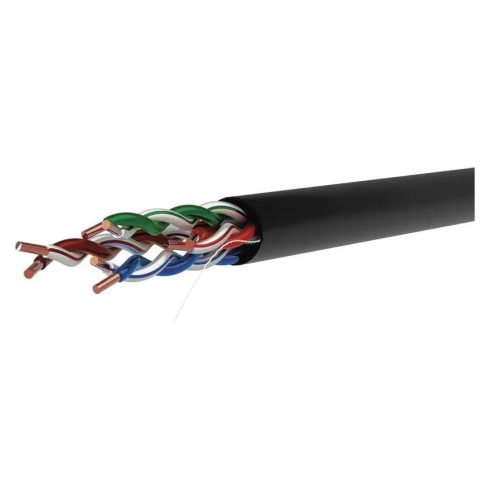 UTP adatkábel CAT5E, vörösréz belső, kültéri, 100 m                                                   S9142