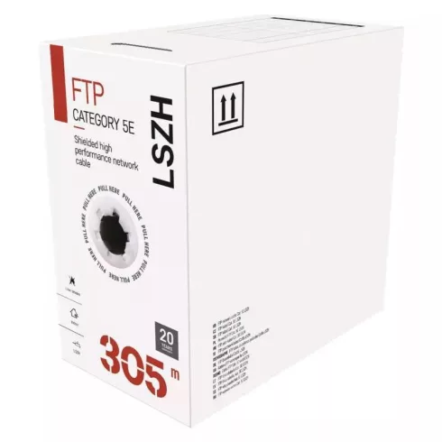FTP adatkábel CAT5E LSZH 305m                                                                         S9222