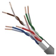   FTP kábel CAT6 PVC, 305m/doboz, vörösréz belső ér, Nylon 150D, AWG 23, HDPE, 100 Base-TX              S9231