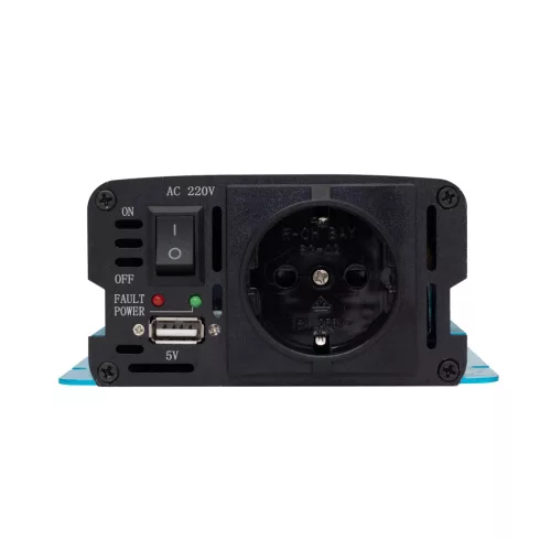 Feszültségátalakító, 500W, tiszta szinusz, USB, HSO                                                   SAI500TS