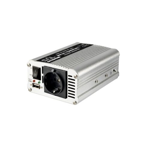 Feszültségátalakító, 300/600W, USB töltőaljzat, HSO                                                   SAI600USB