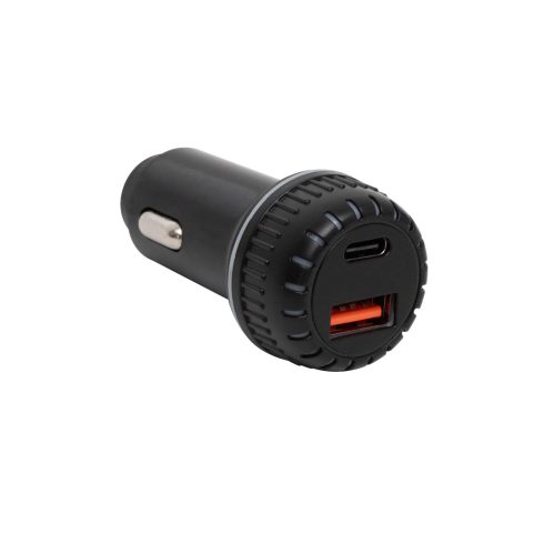 Autós USB-A + USB-C töltő, gyorstöltő, dupla töltő, HSO                                               SAU34AC