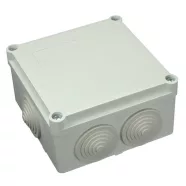   Kötődoboz S-BOX X06 gumimembránnal, 6 x Pg21, 100x50x100 mm, IP55                                     SBOX106