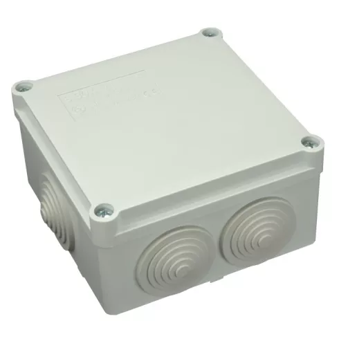 Kötődoboz S-BOX X06 gumimembránnal, 6 x Pg21, 100x50x100 mm, IP55                                     SBOX106