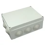   Kötődoboz S-BOX X06 gumimembránnal, 10 x Pg29, 190x70x140 mm, IP55                                    SBOX406
