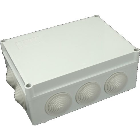 Kötődoboz S-BOX X06 gumimembránnal, 10 x Pg21, 190x70x140 mm, IP55                                    SBOX406