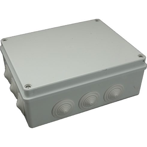 Kötődoboz S-BOX X06 gumimembránnal, 12 x Pg21, 240x90x190 mm, IP55                                    SBOX506