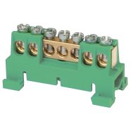   Összekötő sorkapocs, 7 hüvelykapocs, zöld, 61A, 660V                                                  SEZ7Z