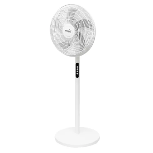 Álló ventilátor, 50 W, 40 cm lapátátmérő, 3 fokozat, oszcillálás funkció, fej dönthető, fehér, HSO    SF16C