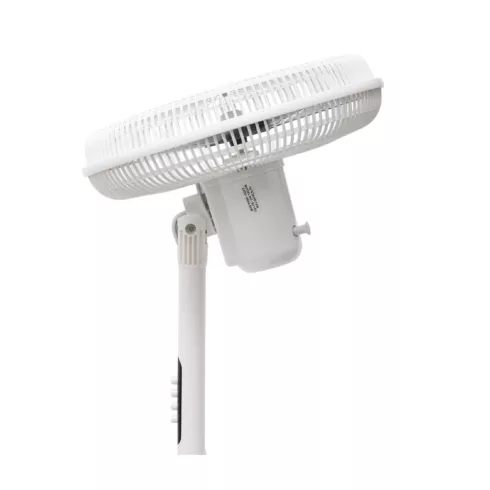 Álló ventilátor, 50 W, 40 cm lapátátmérő, 3 fokozat, oszcillálás funkció, fej dönthető, fehér, HSO    SF16C