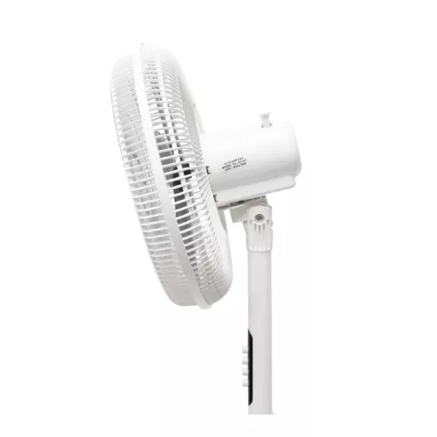 Álló ventilátor, 50 W, 40 cm lapátátmérő, 3 fokozat, oszcillálás funkció, fej dönthető, fehér, HSO    SF16C