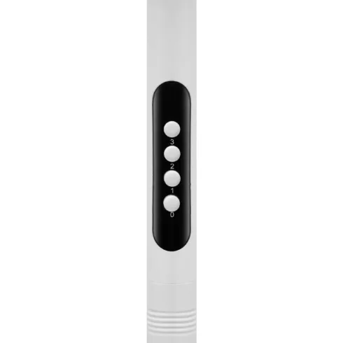 Álló ventilátor, 50 W, 40 cm lapátátmérő, 3 fokozat, oszcillálás funkció, fej dönthető, fehér, HSO    SF16C