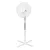 Állóventilátor, 45W, 40 cm lapátátmérő, 3 sebesség, oszcillálás, állítható fejdőlésszög, fehér, HSO   SF40WH