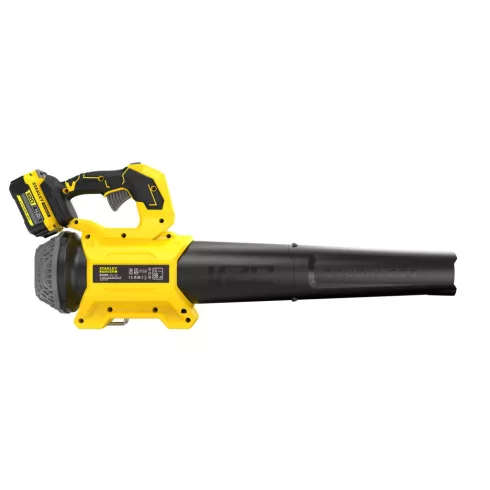 18V STANLEY FATMAX V20 szénkefe nélküli lombfúvó, akkuval                                             SFMCBL730M1-Q