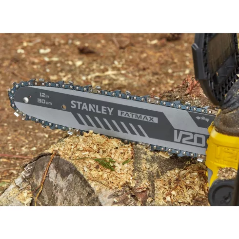STANLEY FATMAX V20 akkumulátoros láncfűrész 30 cm, akku nélkül                                        SFMCCS630B-XJ