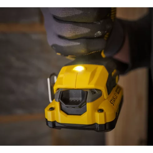 STANLEY FATMAX V20 kefementes fúró-csavarozó, 1x2Ah akkuval, töltővel, 1900ford/perc, 60Nm, ProStack  SFMCD714D1T-Q