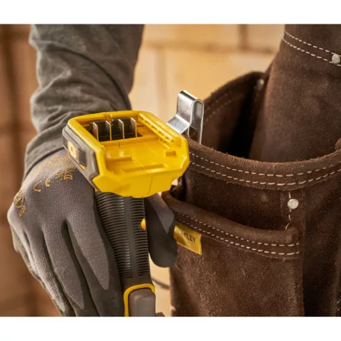 STANLEY FATMAX V20 kefementes ütvefúró-csavarozó,2x2Ah akkuval,töltővel,100db-os készlettel,hordtásk  SFMCD716D2A-Q
