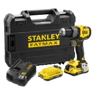   STANLEY FATMAX V20 kefementes fúró-csavarozó, 2x2Ah akkuval, töltővel, 2000ford/perc, 80Nm, ProStack  SFMCD725D2T-Q