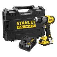   STANLEY FATMAX V20 kefementes ütvefúró-csavarozó,1x2Ah akkuval,töltővel,2000ford/perc,80Nm,ProStack   SFMCD726D1T-Q