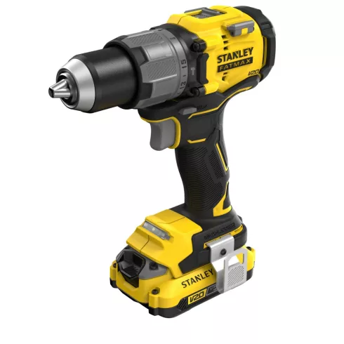 STANLEY FATMAX V20 kefementes ütvefúró-csavarozó,2x2Ah akkuval,töltővel,2000ford/perc,80Nm,ProStack   SFMCD726D2T-Q