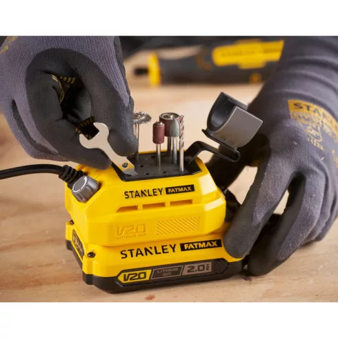 STANLEY FATMAX 18 Volt-os V20 akkumulátoros forgószerszám, akku, töltő nélkül                         SFMCE030B-XJ