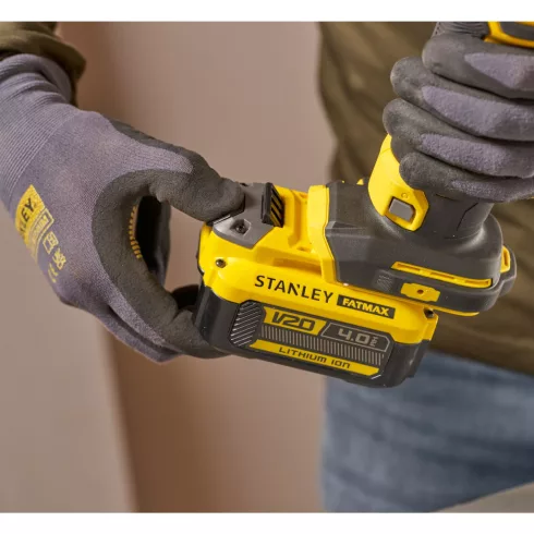 STANLEY FATMAX 18 Volt-os V20 vezeték nélküli gipszkarton vágó, akkumulátor nélkül                    SFMCE200B-XJ